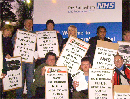 Rotherham TUSC NHS campaign continues